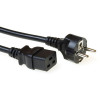 ACT AK5410 Mains Power Cable CEE 7/7 to IEC C19 0.5 m Black