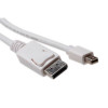 ACT AK3966 Mini DisplayPort to DisplayPort Cable 3m White