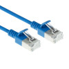 ACT Blue 5m LSZH S/FTP CAT6A Slimline Patch Cable Snagless RJ45 (DB7605)