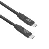 ACT USB-C to USB-C Cable 1m 5Gbps 60W PD 4K Video - Black AC7443
