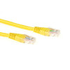 ACT Yellow 1.5m LSZH U/UTP CAT6 Patch Cable with RJ45 Connectors IB9851