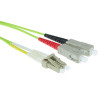 ACT MTRJ-SC 9/125µm OS1 Duplex 2m Fiber Optic Cable Yellow RL5902