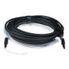 ACT 30m Multimode OM4 50/125 Indoor/Outdoor Fiber Optic Cable, 8 Fibers, LC to LC, LSZH, Aqua RL4303