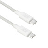 ACT USB 2.0 60W Charging/Data Cable USB-C to USB-C, White, 1 m (AC3080)