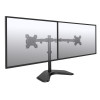 ACT AC8363 Dual Monitor Arm Desk Stand for 2 Screens up to 32 inch - Clamp & Grommet Mount, VESA 75/100, 8kg per Arm, Black