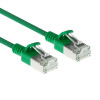 ACT Green 3m LSZH S/FTP CAT6A Slimline Patch Cable Snagless with RJ45 Connectors (DB7703)