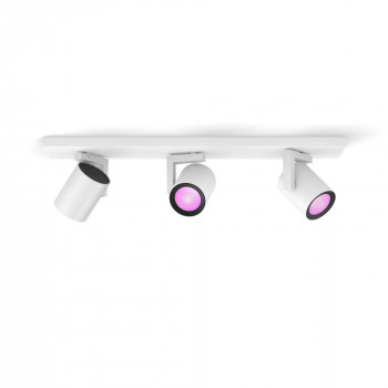 Signify Philips Hue White & Color Ambiance Argenta 3-Spot Ceiling Light White