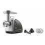 Moulinex ME6868 HV8 Pro 4-in-1 Meat Grinder, 2200 W, 4.5 kg/min, 3 Stainless Steel Discs, Kebbe & Sausage Attachments, Black/Silver