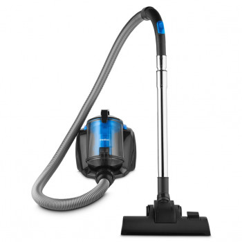 Medion E2001 Cylinder Vacuum Cleaner 18 kPa 2L HEPA Filter Black Blue