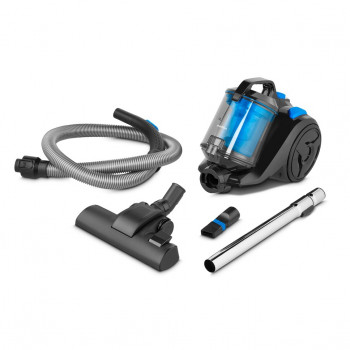 Medion E2001 Cylinder Vacuum Cleaner 18 kPa 2L HEPA Filter Black Blue