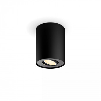 Philips Hue White Ambiance Pillar Single Spotlight Black Extension