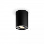 Philips Hue White Ambiance Pillar Single Spotlight Black Extension