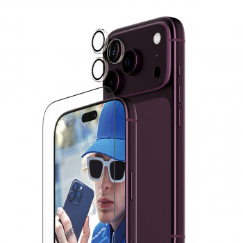 PanzerGlass Essentials 2-in-1 Screen and Camera Lens Protector for iPhone 18 Pro
