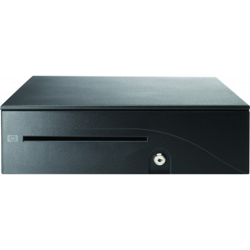 HP Cash Drawer for Engage Flex Mini Retail System - Electronic, 3-Position Key Lock, 5 Bill / 8 Coin Compartments, Black