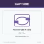 Capture Cable Powered USB Y 24V, 1.8m, 50 g, 189 mm, 138 mm, 37 mm, 184 g