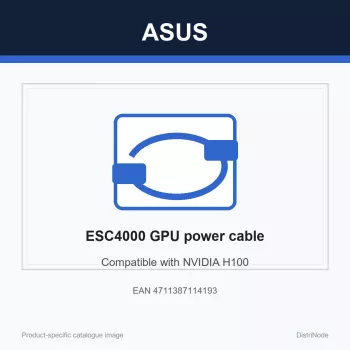 Power cable for ASUS ESC4000 Series compatible with NVIDIA H100, ASUS branded