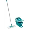 Leifheit Floor Mop Set Dust Wiper Cleaning Tool Professional XL Green with Cart 55096