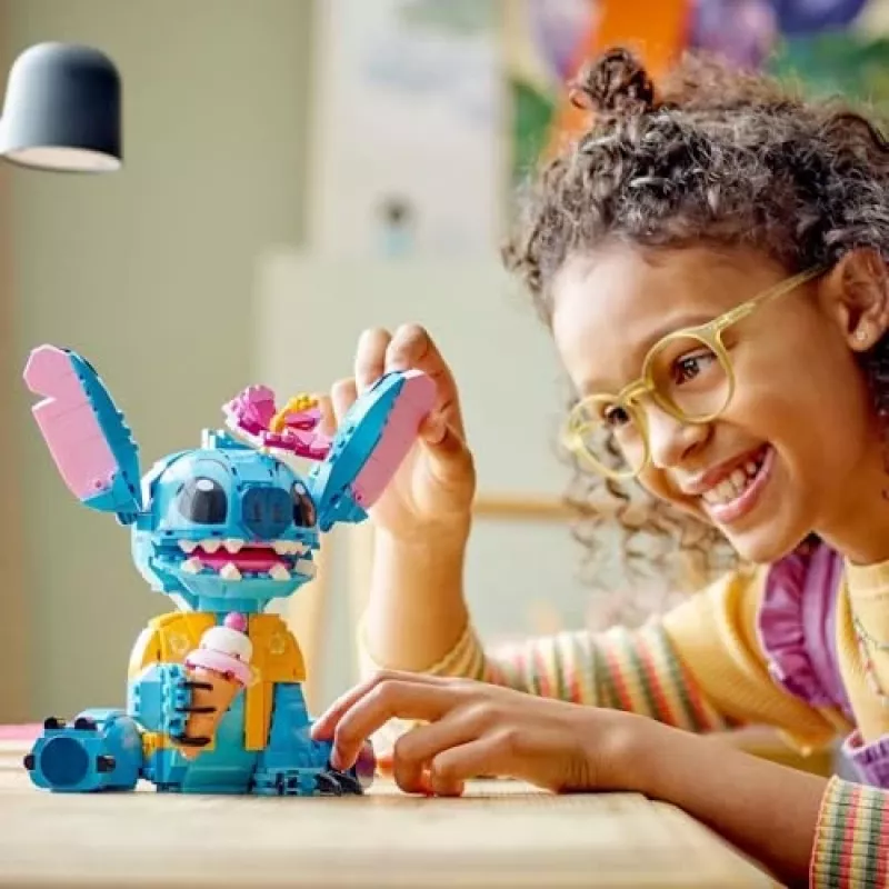 LEGO | Disney Stitch Buildable Kids’ Toy Playset with Ice-Cream Cone 43249