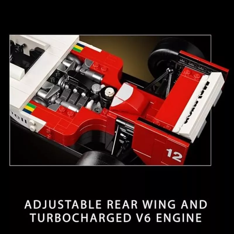 LEGO set McLaren MP4/4 Ayrton Senna 10330 — LEGO ICONS scale model display