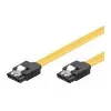 Goobay 95021 S-ATA Data Cable for HDD SDD 6 Gbits SATA L-type Male to SATA L-type Male Length 50cm 50 cm Straight Plug