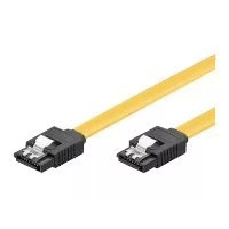 Goobay 95021 S-ATA Data Cable for HDD SDD 6 Gbits SATA L-type Male to SATA L-type Male Length 50cm 50 cm Straight Plug