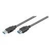 Wentronic Goobay USB 3.0 SuperSpeed Extension Cable, Black, 5 m - USB 3.0-Plug (Type A) > USB 3.0-Socket (Type A) (95726)