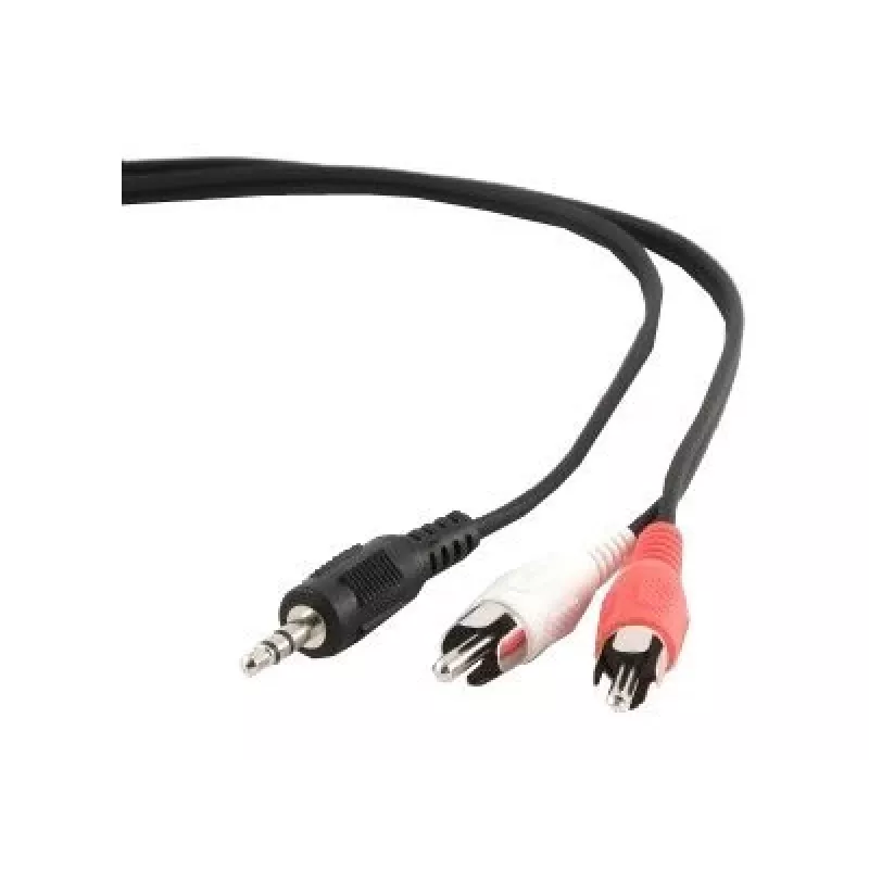 Gembird 1.5m - 3.5mm/2xRCA - M/M 1.5m 3.5mm 2 x RCA Schwarz - Rot - Weiß (CCA-458)