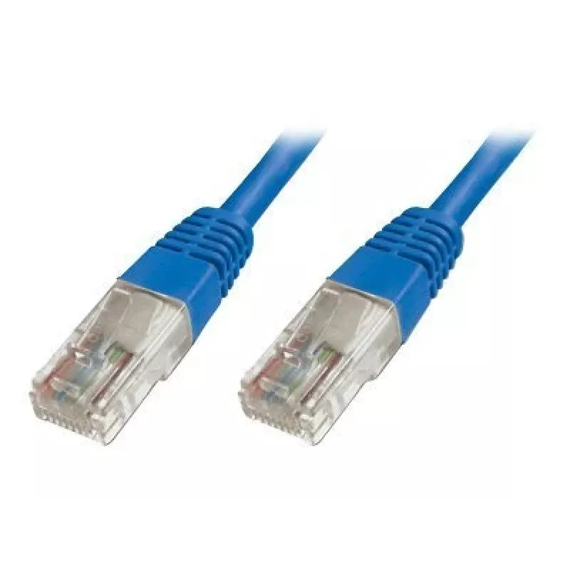 Patch cord U/UTP cat.5e PVC 3m blue