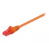 Wentronic Goobay - Patch-Cable - RJ-45 (M) to RJ-45 (M) - 1 M - UTP - CAT 6 - Moulded, Snagless - Orange (95262)