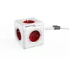 Allocacoc PowerCube Extended - 1,5m - Grey - Red - 220 - 240V (PowerCube Extended 1,5M R)