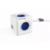 Allocacoc 2402BL/FREUPC power extension 1.5 m 4 AC outlet(s) Indoor Blue, White