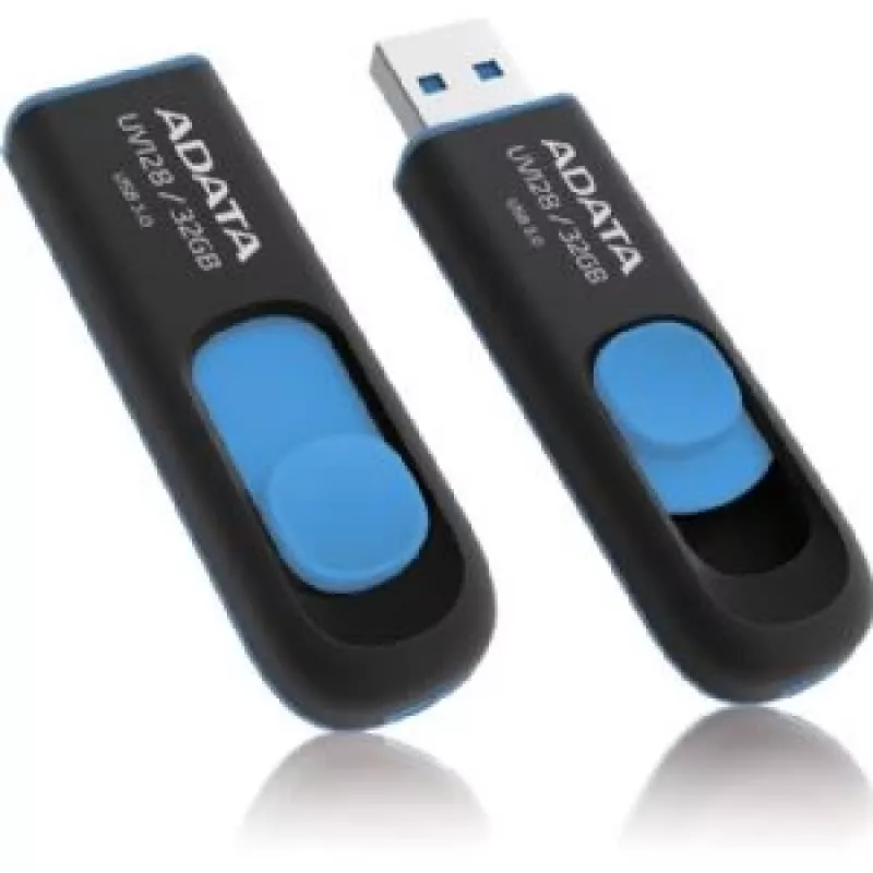ADATA DashDrive UV128 32GB USB flash drive USB Type-A 3.2 Gen 1 (3.1 Gen 1) Black, Blue