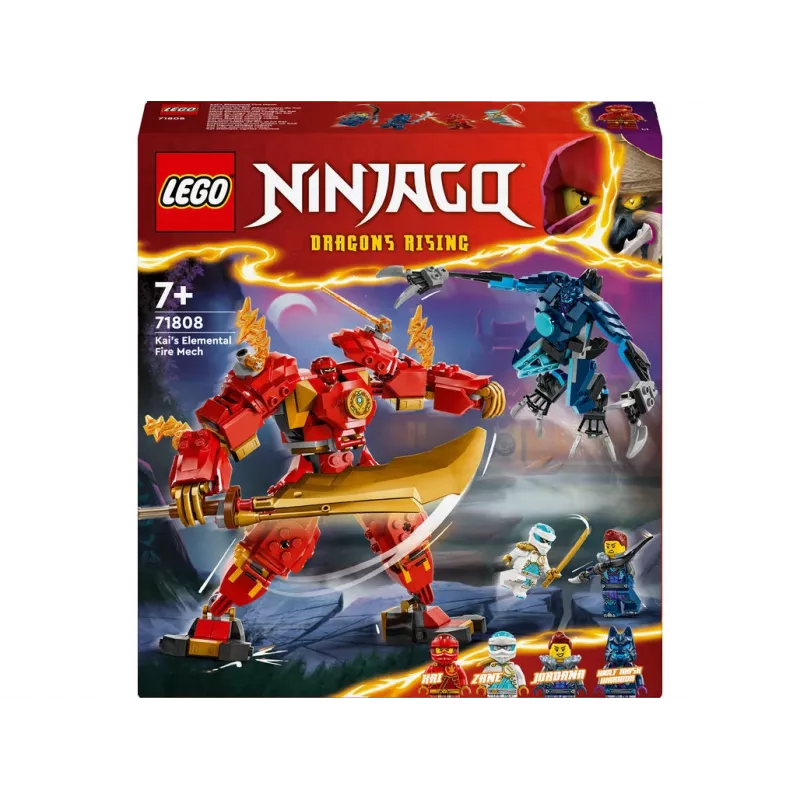 LEGO NINJAGO set 71808 — 322 pieces, 4 minifigures, height 160 mm, age 7+