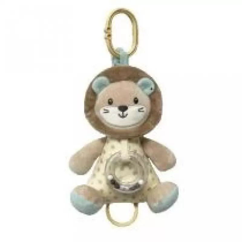 Music box TULILO Lion 18 cm model 9327 — mechanical wind-up musical toy, 18 cm height