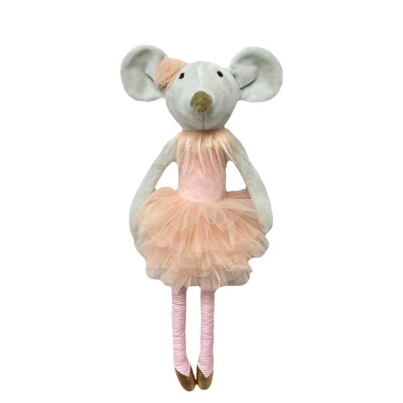 Plush toy TULILO Mascot Pola Mouse 38 cm soft toy, plush mouse 38 cm