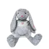 Soft toy Plush Toy TULILO Mascot Rose Bunny 32 cm Grey - plush rabbit 32 cm