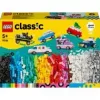 LEGO Classic Creative Vehicles Colourful Model Cars Kit Featuring a Police Car Toy & 11023 Classic Green Baseplate Square 32x32 Stud Building Grass