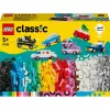 LEGO Classic Creative Vehicles Colourful Model Cars Kit Featuring a Police Car Toy & 11023 Classic Green Baseplate Square 32x32 Stud Building Grass