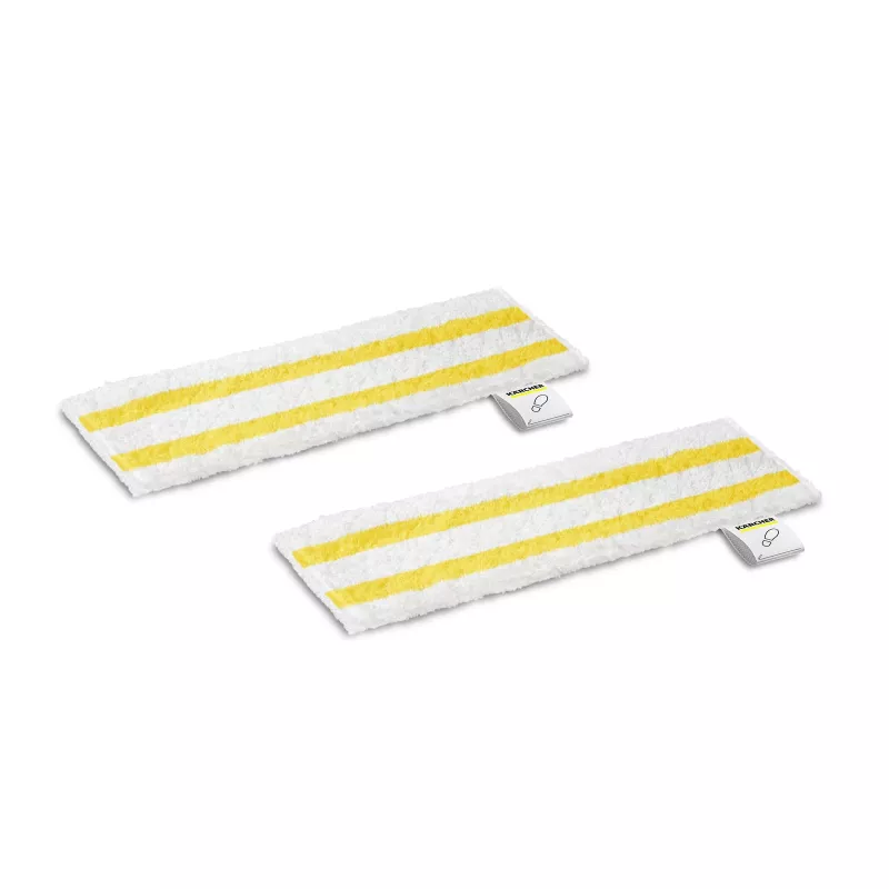Kärcher Universal floor cloth set EasyFix Mop disposable cloth White, Yellow