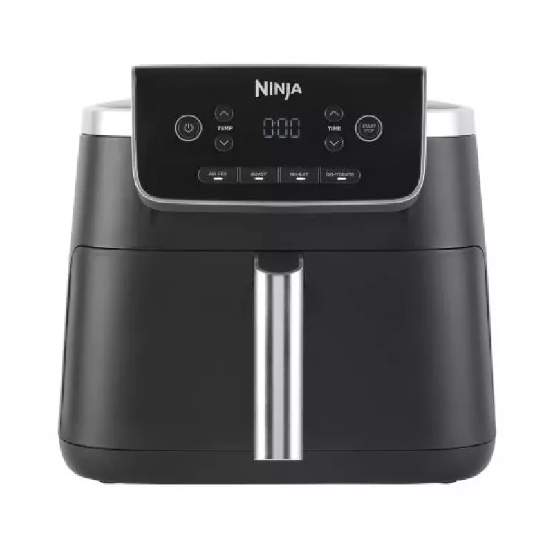 Hot air fryer Ninja AF140EU single 4.7 L 1750 W Black, 4 programs, LCD, crisper plate