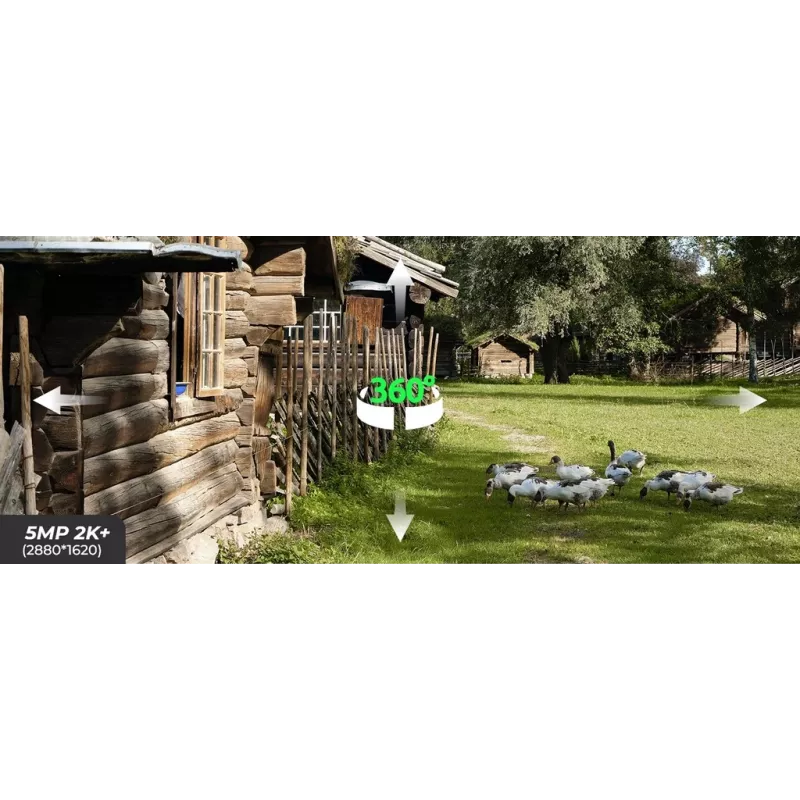 Reolink Go Series G430 - 5MP Outdoor Battery Camera, 4G LTE Network, Person/Vehicle/Animal Detection, 355° Pan & 140° Tilt