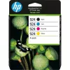 HP 924 CMYK Original Ink Cartridge 4-Pack, Black, Cyan, Magenta, Yellow, 4 pc(s), 500 pages, 400 pages