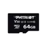 MicroSDXC memory card PATRIOT VX Series 64 GB UHS-I U3 V30 Class 10 90/80 MB/s waterproof with write-protect