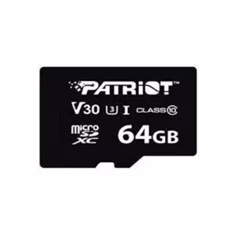 MicroSDXC memory card PATRIOT VX Series 64 GB UHS-I U3 V30 Class 10 90/80 MB/s waterproof with write-protect