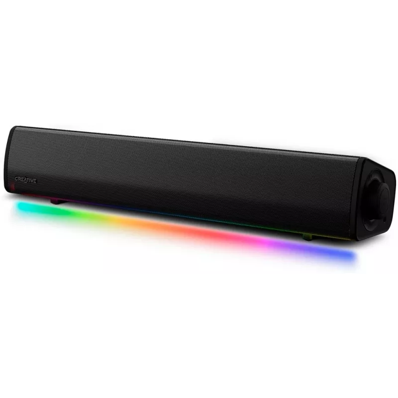 Sound Blaster GS3 Compact Gaming Soundbar with RGB and SuperWide Technology USB Powered Bluetooth 5.4 Headphone Output for PC and Mac