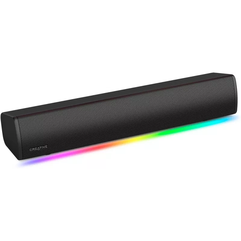 Sound Blaster GS3 Compact Gaming Soundbar with RGB and SuperWide Technology USB Powered Bluetooth 5.4 Headphone Output for PC and Mac