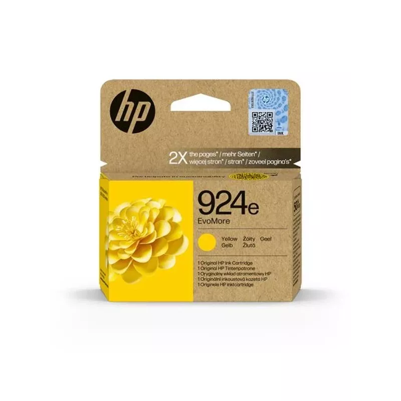 HP 924e EvoMore Yellow Original Ink Cartridge