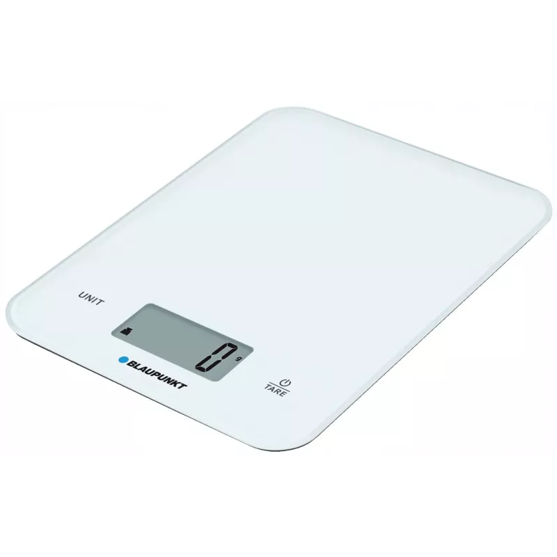Kitchen scale BLAUPUNKT FKS401 — white, max 10 kg, 1 g accuracy, touch control