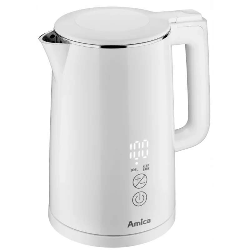Electric kettle AMICA 1.5L 2200W Silver