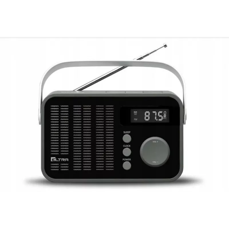 Eltra radio model 261 with PLL digital tuning, black